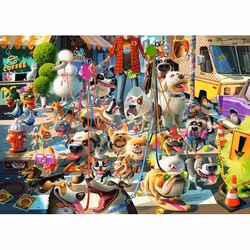 Ravensburger 12000876 puzzle 1000 pz Cartoni