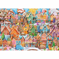 Ravensburger Christmas Cookie Village Puzzle 1000 pz Natale - Vista aggiuntiva 2