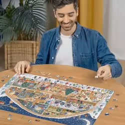 Ravensburger 12000215 Puzzle 1000 pz Natale