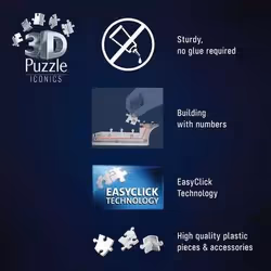 Ravensburger 12008025 puzzle Puzzle 3D 216 pz Edifici - Vista aggiuntiva 8