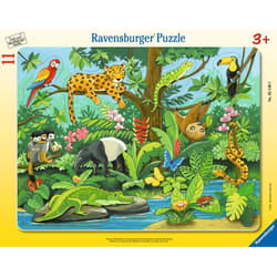 Ravensburger 05140 puzzle Puzzle di contorno 11 pz Animali