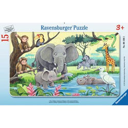 Ravensburger 00.006.136 Puzzle 15 pz Flora e fauna