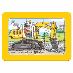 Ravensburger 4005556065738 Puzzle 6 pz Veicoli