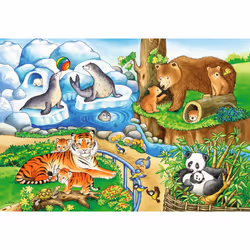 Ravensburger 4005556076024 Puzzle 12 pz Cartoni