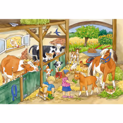 Ravensburger A Day at the Farm Puzzle 24 pz Fattoria