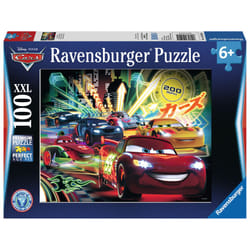Ravensburger Cars Neon Puzzle 100 pz Cartoni