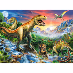 Ravensburger 4005556106653 Puzzle 100 pz Dinosauri