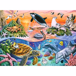 Ravensburger Beautiful Ocean Puzzle 100 pz Animali