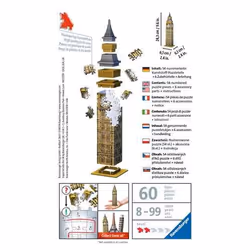 Ravensburger Mini Big Ben Puzzle 3D Edifici - Vista aggiuntiva 2