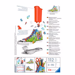 Ravensburger Super Mario Sneaker Puzzle 3D 108 pz - Vista aggiuntiva 6