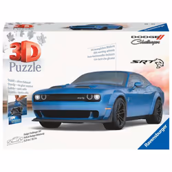 Ravensburger Puzzle 3D Dodge, 108 pz, Veicoli, 10 anno/i