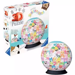 Ravensburger 3D Puzzle Ball Puzzle-Ball Squishmallows Puzzle 3D 72 pz Giocattolo - Vista aggiuntiva 3
