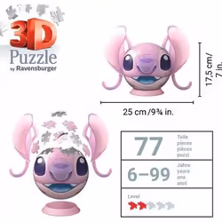 Ravensburger 10311639 puzzle Puzzle 3D 77 pz Cartoni - Vista aggiuntiva 5
