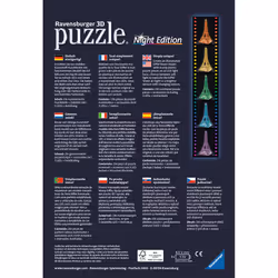 Ravensburger Eiffelturm bei Nacht Puzzle 3D 216 pz - Vista aggiuntiva 4
