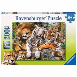 Ravensburger Big Cat Nap, 200 pz, Animali, 8 anno/i