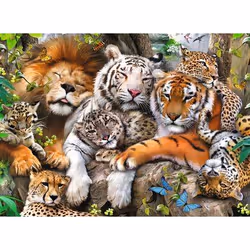 Ravensburger Big Cat Nap Puzzle 200 pz Animali
