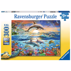 Ravensburger Dolphin Paradise XXL, 300 pz, Animali, 9 anno/i