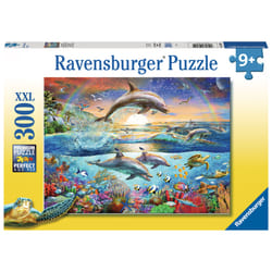 Ravensburger Dolphin Paradise XXL Puzzle 300 pz Animali