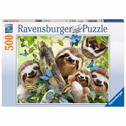 Ravensburger Sloth Selfie, 500 pz, Animali, 10 anno/i