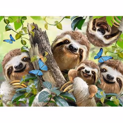Ravensburger Sloth Selfie Puzzle 500 pz Animali