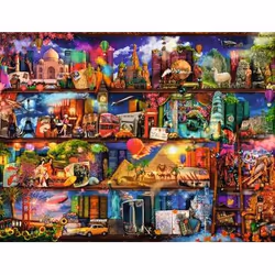 Ravensburger 16685B puzzle 2000 pz Mondo