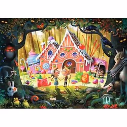 Ravensburger Hansel and Gretel Beware! Puzzle 1000 pz Cartoni