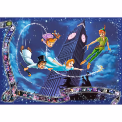 Ravensburger Peter Pan Puzzle 1000 pz Cartoni