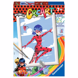Ravensburger 20132, disegni inclusi, Bambino/Bambina, Colore per kit di verniciatura in base ai numeri