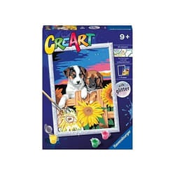 Ravensburger Gioco Creativo Creart Cagnolini con Girasoli 1 St