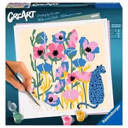 Ravensburger Creart Poppy Serie: Trend quadratisch, 12 anno/i, Multicolore