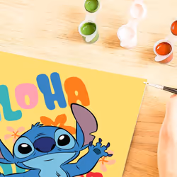 Ravensburger CreArt Aloha Stitch Colore per kit di verniciatura in base ai numeri - Vista aggiuntiva 8