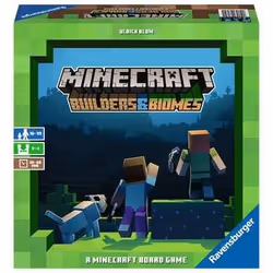 Ravensburger Minecraft: Builders & Biomes, Gioco da tavolo, Con tessere, 10 anno/i, 30 min, Gioco di famiglia