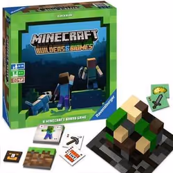 Ravensburger Minecraft: Builders & Biomes Gioco da tavolo Con tessere