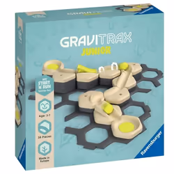 Ravensburger GraviTrax Junior Starter-Set S Start & Run, Pista da biglie giocattolo, 3 anno/i