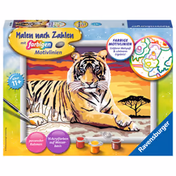 Ravensburger 4005556285532, 1 pagine, disegni inclusi, Bambino/Bambina, Colore per kit di verniciatura in base ai numeri