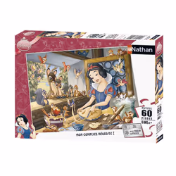 Nathan Puzzle Blancanieves de 60 piezas (27.5x19.2 cm) (Ravensburger 86554), 60 anno/i