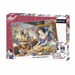 Nathan Puzzle Blancanieves de 60 piezas (27.5x19.2 cm) (Ravensburger 86554)