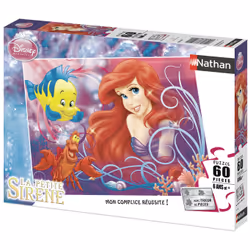 Nathan Puzzle La Sirenita de 36 piezas (27.5x19.2 cm) (86634)