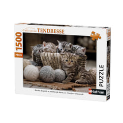 Nathan 877904 Puzzle 1500 pz Animali