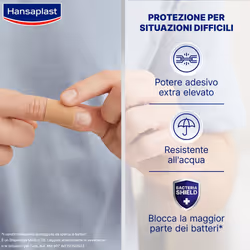 Hansaplast Cerotti Extra Power, impermeabili con elevato potere adesivo, 16 pezzi pz Cerotto
