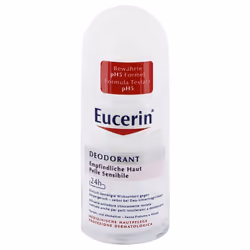 Eucerin Deodorante Pelle Sensibile Roll-on, è un deodorante studiato appositamente per pelli molto sensibili, soggette ad ecz ...