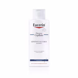 Eucerin è uno shampoo lenitivo all'urea e combatte contro la secchezza dei capelli. Flacone da 250ml. 
