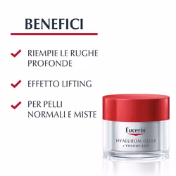 Eucerin Hyaluron-Filler+Volume-Lift Giorno crema antirughe Pelle Normale 50 ml Crema