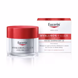 Eucerin Hyaluron-Filler Crema Giorno pelle secca 50 ml, Crema antirughe per la pelle secca