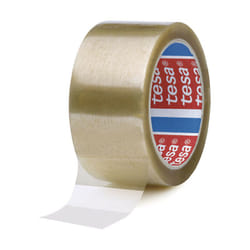 Tesa 4089 nastro di imballaggio in polipropilene. adesivo in gomma naturale 132m x 50mm trasparente