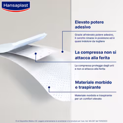 Hansaplast Cerotti Sensitive, delicati per pelli sensibili, 20 pezzi in 2 formati pz Cerotto