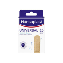 Hansaplast Cerotti Universal, Impermeabili e traspiranti per tutte le ferite, 20 pezzi da 19 x 72 mm 1 pz Cerotto