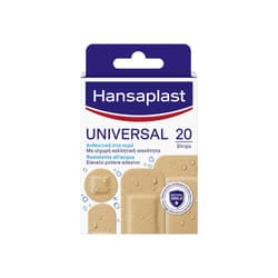 Hansaplast Cerotti Universal, Impermeabili e traspiranti per tutte le ferite, 20 pezzi in 4 formati pz Cerotto