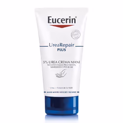 Nutri e idrata in profondità la tua pelle secca con il UreaRepair PLUS Crema Rigenerante Mani 5% Urea. questa crema dona soll ...