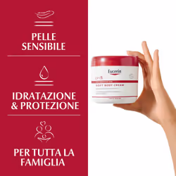 Eucerin pH5 Soft Cream Crema Idratante Pelle Secca e Sensibile Barattolo 450ml